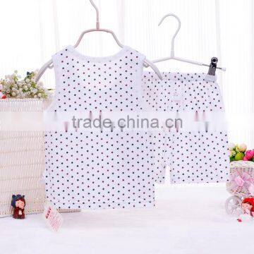 Wholesales Summer Cotton Sleeveless Boys Kids Clothes Clothing Set photo-2