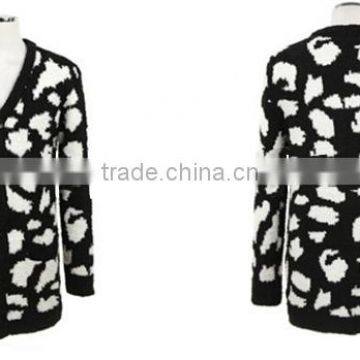 New Arrival Men's Leopard Cardigan Clothing Sweater photo-3