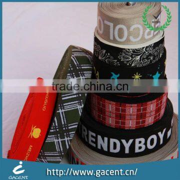 Colorful elastic jacquard strap for bag and home textile