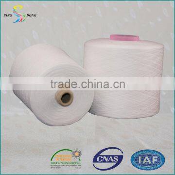 36s/2 Yizheng fiber high tenacity raw white 100% virgin spun polyester yarn