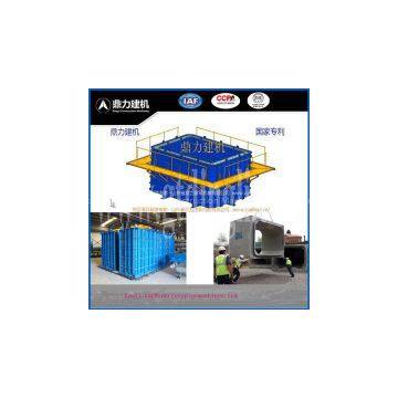 Prestressed vertical concrete box culvert