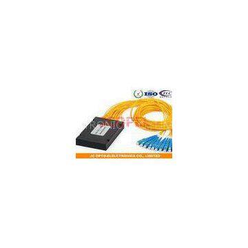 Passive Optical Splitter 1 In 16 Out ODF Black Box With SC PC Connector