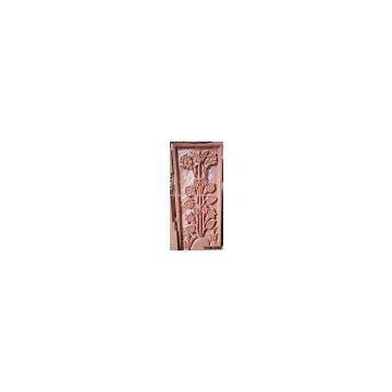 Red Sandstone Carved Home Decorative Plaque (41)