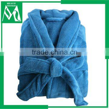 coral fleece sauna bathrobe super soft sleepwear bath robe