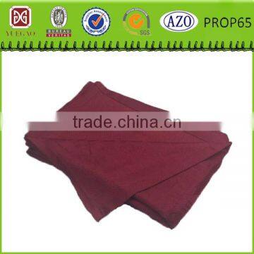 Flame retardant modacrylic airline blanket