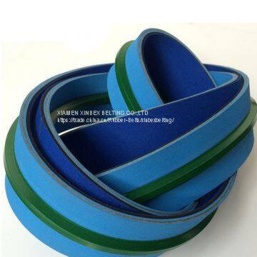 Hi Speed Power Flat Transmission Drives Belts/Belting Color Blue For Automatic Folder Gluer Machine