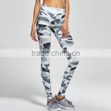 Summer New High Waist Motion Camouflage Yoga Pants Saxi Girl Need