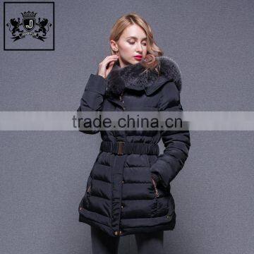 2017 Western Custom Fit Overcoat Women Fashion Padded Down Jacket for Winters