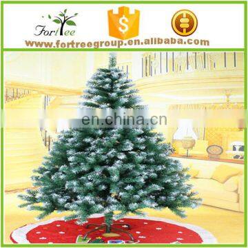 falling snow needle pine christmas tree with snow effect