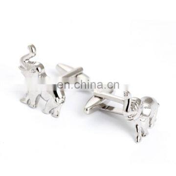 Chinese Manufacturer Silver Elephant Men Shirt Cufflink High Quality photo-2
