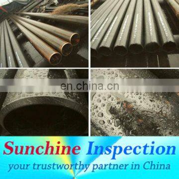 chemical analysis testing and tensile strength testing for steel pipe inspection service