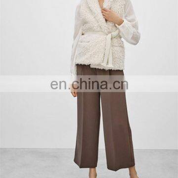 Wholesale Urban Clothing China Sherpa Waistcoat Ladies Thermal Vest Winter NT6795 photo-2