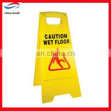 high quality custom caution wet floor sign yellow