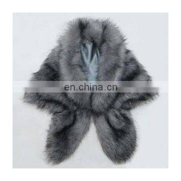 long fox fur vest