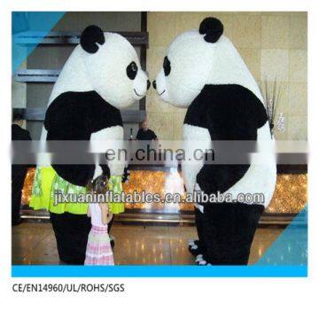 inflatable adult panda costume couple boy and girl
