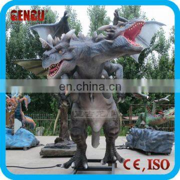 Outdoor Amusement Park High Simulation Dragon Robot Model