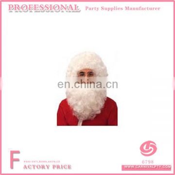 Christmas Wigs with Curly Beard