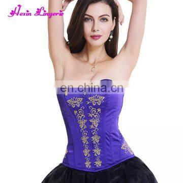 Women Sexy 10 Fish Boned Training Palace Halloween Best Waist Training Corset photo-4