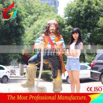 Shopping Mall Hot Sale Fiberglass Iron Man For Entertainment