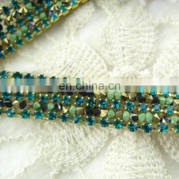 Hotfix Crystal Rhinestone Mesh Trim for Clothing photo-6