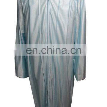 Adults Age Group Sky Blue Choir Robe Shiny