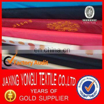 polyester taffeta fabric for bag use