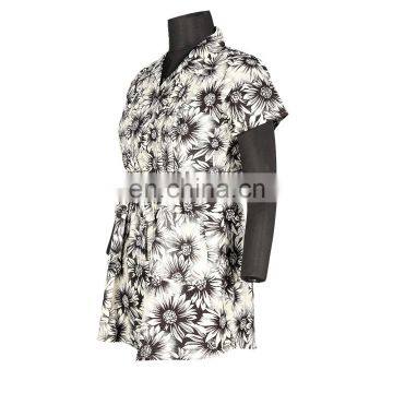 COTTON PRINTED TOP PLEATED 2015 LATEST DESIGN photo-3