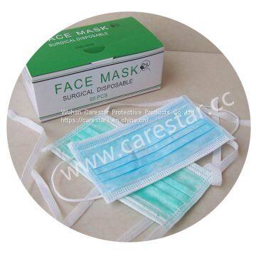 Surgical 3 Ply Anti Dust Disposable Non Woven Face Mask with ties