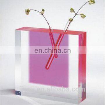 plexiglass tabletop home goods decorative vase