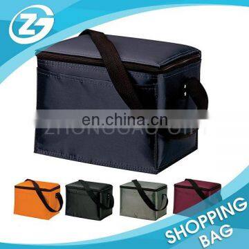 Top Quality Promotion Lunch Freezer Reusable 600D Take Away Food Delivery Shoulder Food Cooler Bag