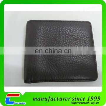 high quality simple design men rfid blocking wallet leather