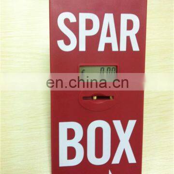 Best selling factory electricity saving box coin bank