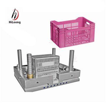 plastic injection fruit crate mold manufacturing