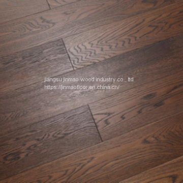 solid wood floor type  exported high quality multilayer walnut maple oak engineered wood flooring