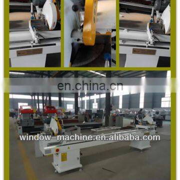 Two head mitre saw for PVC profile / PVC wiindow sawiing machine / Plastic window door machinery (SJ02-3500)