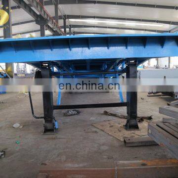 7LYQ Shandong SevenLift 10t Heavy Duty Container Hydraulic Adjustable Loading Mobile Yard Ramp
