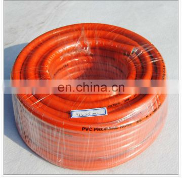 5/16" 3/8" Yellow Smooth Cover PVC Gas Hose Pipe Tube,Fire Resistant Orange Natural Gas Grill Hose