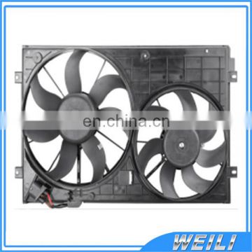 Electric Cooling Fan / Condenser Fan / Radiator Fan Assembly 1TD121203A for VW Tiguan 2.0 Golf Bora Sagitar 1.6L; SKODA Octavia