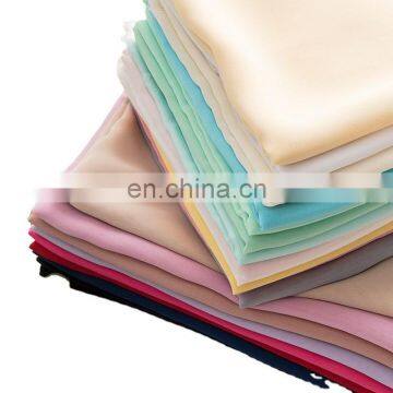 100% polyester chiffon dress fabric 100D plain chiffon fabric soild color high quality chiffon fabric