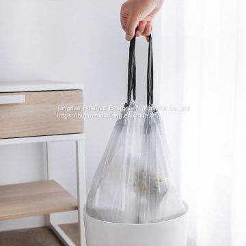 High Quality Trash Bag Plastic Disposable Drawstring Garbage Bags on Roll photo-4