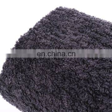 Fluffy Microfiber Plush Black Double Layer Sherpa Throw Blanket 50 x 60 Inches for Couch Sofa photo-4