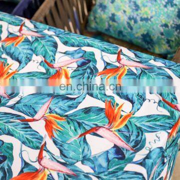Strelitzia Nicolai Flower Printed Polyester Tablecloth Woven Fabric Waterproof Table Cloth for Outdoor photo-3