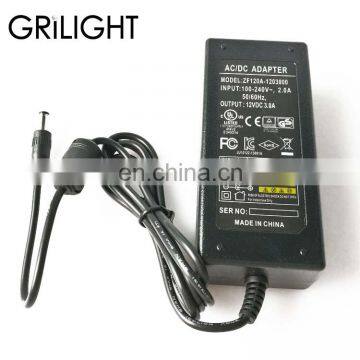 Good quality 3 years warranty UL listed 36W 24V led desktop adapter