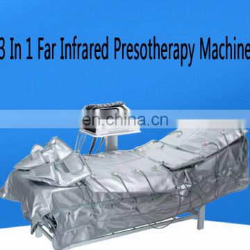 Professional Portable lymphedema pressotherapy machine lymphatic drainage far infrared pressotherapy slim