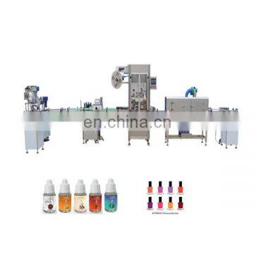 High accuracy Electric liquid filler Small Dose e liquid essential oil perfume 2 head/4 heads filling and capping machine