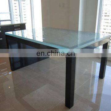 Factory Price Wholesale Customized Large Size Tempered/toughened Glass Table Top