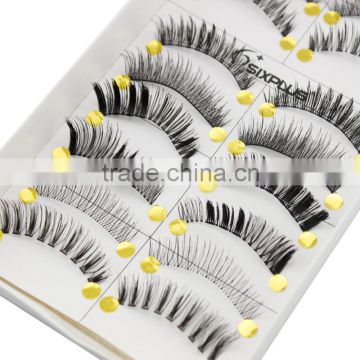 100% Humen hair false eyelashes private label false eyelashes false eyelashes box