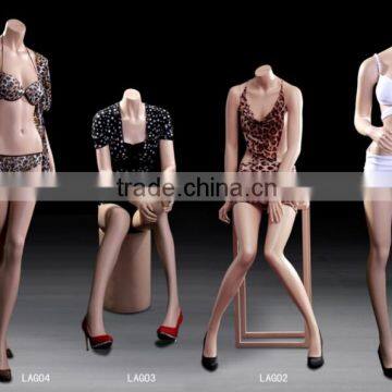 Full Body Abstract female mannequin Headless women dummy manikin LAG04