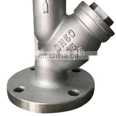 Bundor Stainless Steel DN50-DN600 Flange End CF8 Body PN16 Y Type Strainer photo-3
