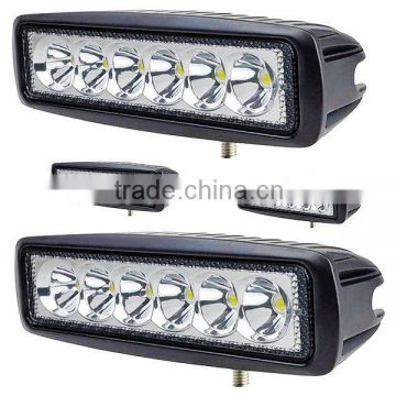 18W Car Offroad Led Light Bar